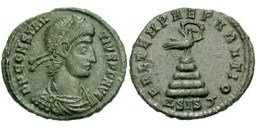 1/2 Centenionalis Roman Empire (27BC-395) Bronze Constantius II (317 - 361)
