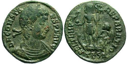 1/2 Centenionalis Römische Kaiserzeit (27BC-395) Bronze Constans I (320-350)