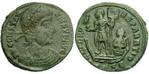 1/2 Centenionalis Римская империя (27BC-395) Бронза Констанций II (317 - 361)
