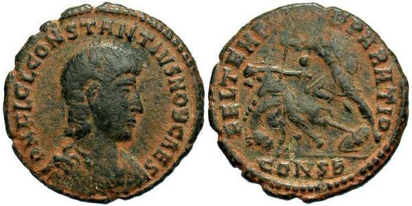 1/2 Centenionalis 羅馬帝國 青铜 Trebonianus Gallus (206-253)