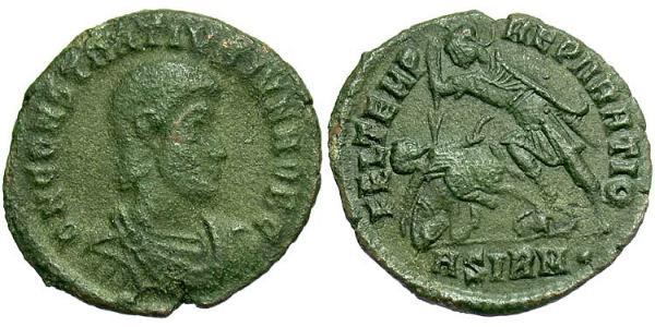 1/2 Centenionalis 羅馬帝國 青铜 Trebonianus Gallus (206-253)