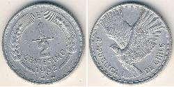 1/2 Centesimo Cile Alluminio 
