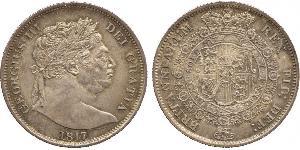 1/2 Corona Regno Unito di Gran Bretagna e Irlanda (1801-1922) Argento Giorgio III (1738-1820)