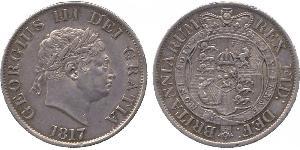 1/2 Corona Regno Unito di Gran Bretagna e Irlanda (1801-1922) Argento Giorgio III (1738-1820)