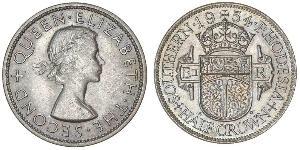 1/2 Corona Southern Rhodesia (1923-1980) Argento Elisabetta II (1926-2022)