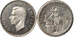 1/2 Crown Nouvelle-Zélande Argent George VI (1895-1952)