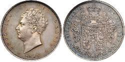 1/2 Crown Royaume-Uni de Grande-Bretagne et d