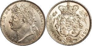1/2 Crown Royaume-Uni de Grande-Bretagne et d