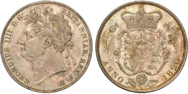1/2 Crown Royaume-Uni de Grande-Bretagne et d