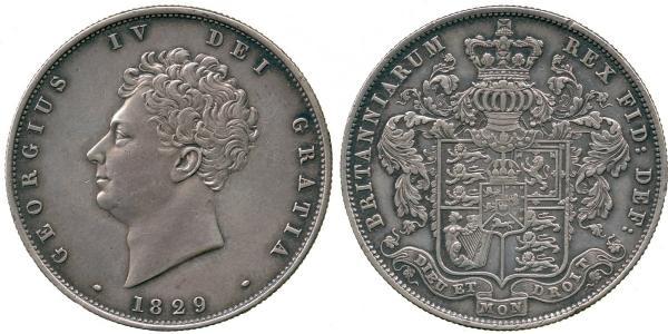 1/2 Crown Royaume-Uni de Grande-Bretagne et d