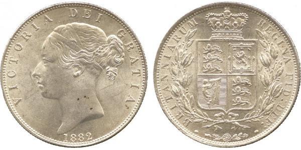 1/2 Crown Royaume-Uni de Grande-Bretagne et d