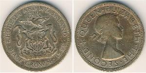 1/2 Crown Rhodesia (1965 - 1979) Copper 