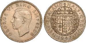 1/2 Crown Nouvelle-Zélande Cuivre/Nickel George VI (1895-1952)