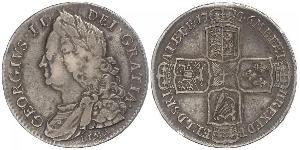 1/2 Crown Königreich Großbritannien (1707-1801) Gold Georg II (1683-1760)