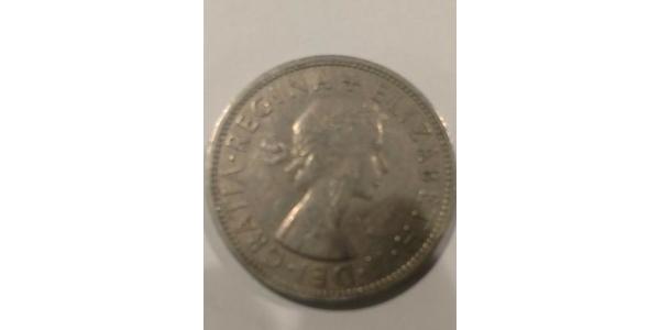 1/2 Crown Vereinigtes Königreich (1922-) Kupfer/Nickel Elizabeth II (1926-2022)