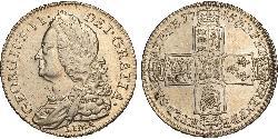 1/2 Crown Royaume de Grande-Bretagne (1707-1801) Or George II (1683-1760)