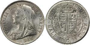 1/2 Crown Reino Unido de Gran Bretaña e Irlanda (1801-1922) Plata Victoria (1819 - 1901)