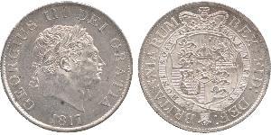 1/2 Crown Reino Unido de Gran Bretaña e Irlanda (1801-1922) Plata Jorge III (1738-1820)