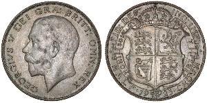 1/2 Crown Reino Unido de Gran Bretaña e Irlanda (1801-1922) Plata Jorge V (1865-1936)