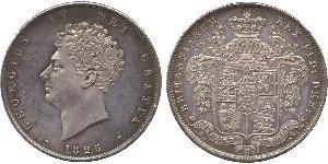 1/2 Crown Reino Unido de Gran Bretaña e Irlanda (1801-1922) Plata Jorge IV (1762-1830)