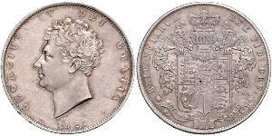 1/2 Crown Reino Unido de Gran Bretaña e Irlanda (1801-1922) Plata Jorge IV (1762-1830)