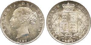 1/2 Crown Reino Unido de Gran Bretaña e Irlanda (1801-1922) Plata Victoria (1819 - 1901)