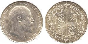 1/2 Crown Reino Unido de Gran Bretaña e Irlanda (1801-1922) Plata Eduardo VII (1841-1910)