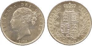 1/2 Crown Reino Unido de Gran Bretaña e Irlanda (1801-1922) Plata Victoria (1819 - 1901)