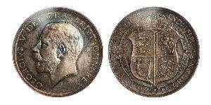 1/2 Crown Reino Unido de Gran Bretaña e Irlanda (1801-1922) Plata Jorge V (1865-1936)