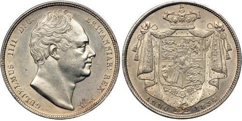 1/2 Crown Reino Unido de Gran Bretaña e Irlanda (1801-1922) Plata Guillermo IV (1765-1837)