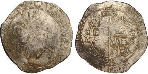 1/2 Crown Reino de Inglaterra (927-1649,1660-1707) Plata Jacobo I (1566-1625)