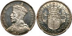 1/2 Crown Southern Rhodesia (1923-1980) Plata Jorge V (1865-1936)
