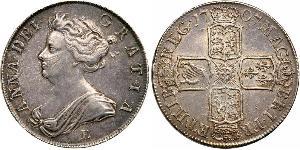 1/2 Crown Königreich Großbritannien (1707-1801) Silber Anne (Großbritannien)(1665-1714)