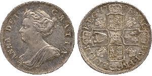 1/2 Crown Königreich Großbritannien (1707-1801) Silber Anne (Großbritannien)(1665-1714)