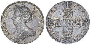 1/2 Crown Königreich Großbritannien (1707-1801) Silber Anne (Großbritannien)(1665-1714)