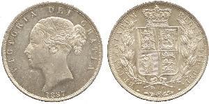 1/2 Crown Vereinigtes Königreich von Großbritannien und Irland (1801-1922) Silber Victoria (1819 - 1901)