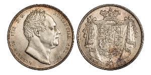 1/2 Crown Vereinigtes Königreich von Großbritannien und Irland (1801-1922) Silber Wilhelm IV (1765-1837)