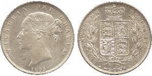 1/2 Crown Vereinigtes Königreich von Großbritannien und Irland (1801-1922) Silber Victoria (1819 - 1901)