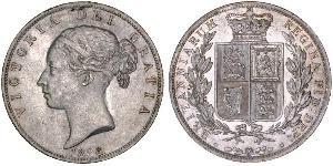 1/2 Crown Vereinigtes Königreich von Großbritannien und Irland (1801-1922) Silber Victoria (1819 - 1901)