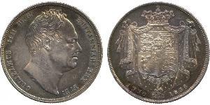 1/2 Crown Vereinigtes Königreich von Großbritannien und Irland (1801-1922) Silber Wilhelm IV (1765-1837)