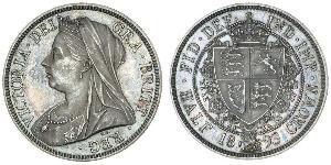 1/2 Crown Vereinigtes Königreich von Großbritannien und Irland (1801-1922) Silber Victoria (1819 - 1901)