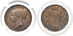 1/2 Crown Vereinigtes Königreich von Großbritannien und Irland (1801-1922) Silber Victoria (1819 - 1901)