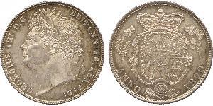 1/2 Crown Vereinigtes Königreich von Großbritannien und Irland (1801-1922) Silber Georg IV (1762-1830)