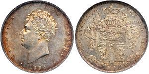 1/2 Crown Vereinigtes Königreich von Großbritannien und Irland (1801-1922) Silber Georg IV (1762-1830)