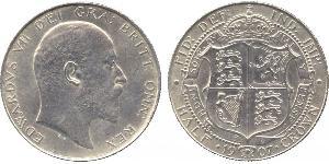 1/2 Crown Vereinigtes Königreich von Großbritannien und Irland (1801-1922) Silber Eduard VII (1841-1910)