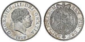 1/2 Crown Vereinigtes Königreich von Großbritannien und Irland (1801-1922) Silber Georg III (1738-1820)