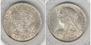 1/2 Crown Vereinigtes Königreich von Großbritannien und Irland (1801-1922) Silber Victoria (1819 - 1901)