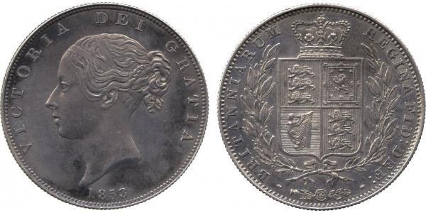 1/2 Crown Vereinigtes Königreich von Großbritannien und Irland (1801-1922) Silber Victoria (1819 - 1901)