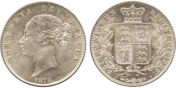 1/2 Crown Vereinigtes Königreich von Großbritannien und Irland (1801-1922) Silber Victoria (1819 - 1901)