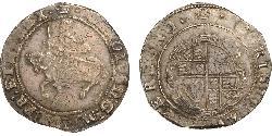 1/2 Crown Kingdom of England (927-1649,1660-1707) Silver James I (1566-1625)